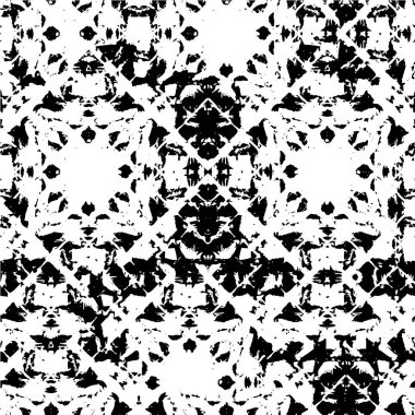 Kusursuz desen. Soyut elementlerin monokrom dokusu