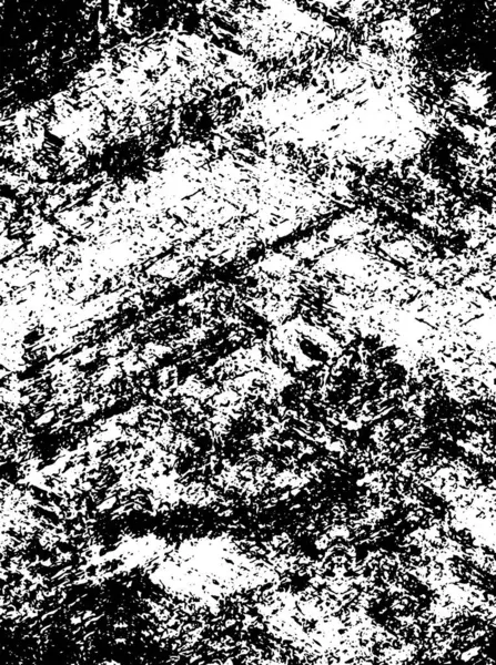 Bedrängte Schwarze Und Weiße Flecken Grunziges Muster Für Kopierraum — Stockvektor