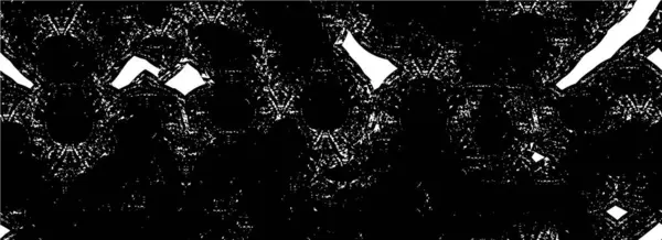Тревожные Черно Белые Пятна Ворчливый Рисунок Копирования Пространства — стоковый вектор
