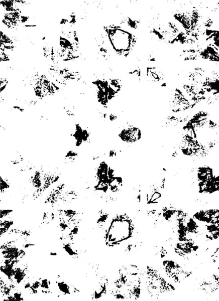 Siyah Beyaz Soyut Çizikler Kirli Efektli Duvar Kağıdı — Stok Vektör