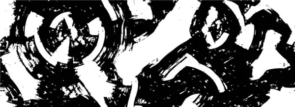 Illustration Abstraite Noir Blanc Pour Web Design — Image vectorielle
