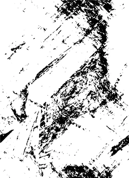 黑色笔触纹理 粗粒度的抽象手绘元素 — 图库矢量图片