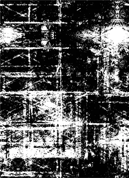 グラウンジテクスチャの苦しみの背景 傷や線で白いテクスチャ 抽象ベクトルイラスト — ストックベクタ