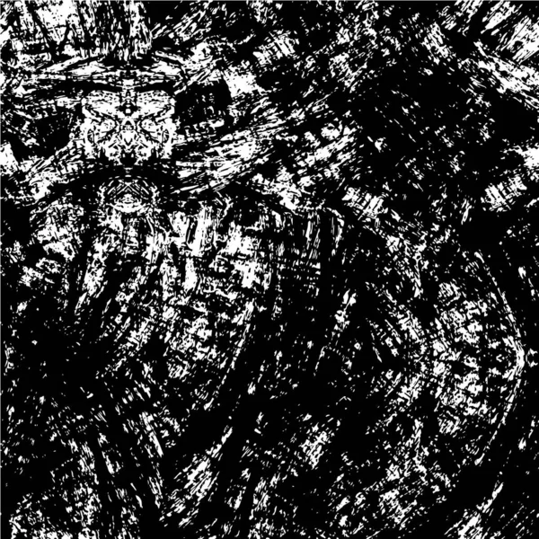 Textura Angustiada Blanco Negro Fondo Vectorial Fondo Grunge Textura Ilustración — Archivo Imágenes Vectoriales