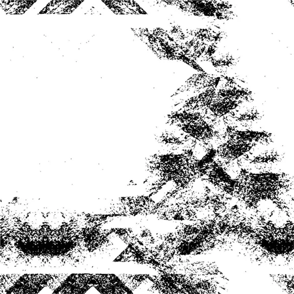 ラインが付いている黒および白い質の苦しめられた背景 抽象ベクトルイラスト — ストックベクタ