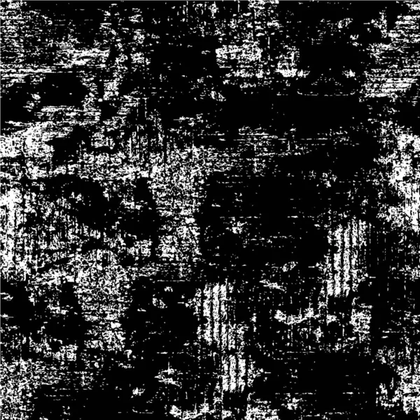 Нарушенная Текстура Треснувшего Металла Камня Асфальта Гранж Фон Векторная Полутоновая — стоковый вектор