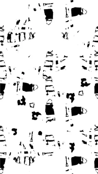 黑白相间的背景 老式质感 抽象的背景灰尘说明 遇险面设计 遇险图解因物体而苦恼 — 图库矢量图片