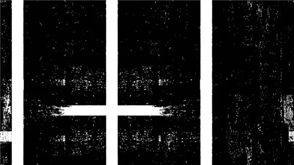 Abstracte Kunstachtergrond Zwart Witte Penseelvlekken — Stockvector