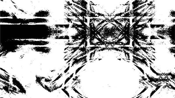 Abstrakte Kunst Hintergrund Schwarze Und Weiße Pinselflecken — Stockvektor