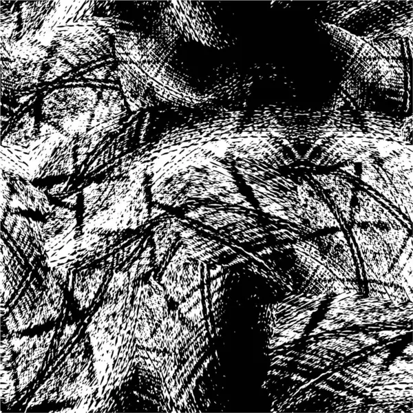 Padrão Grunge Abstrato Textura Preta Branca —  Vetores de Stock