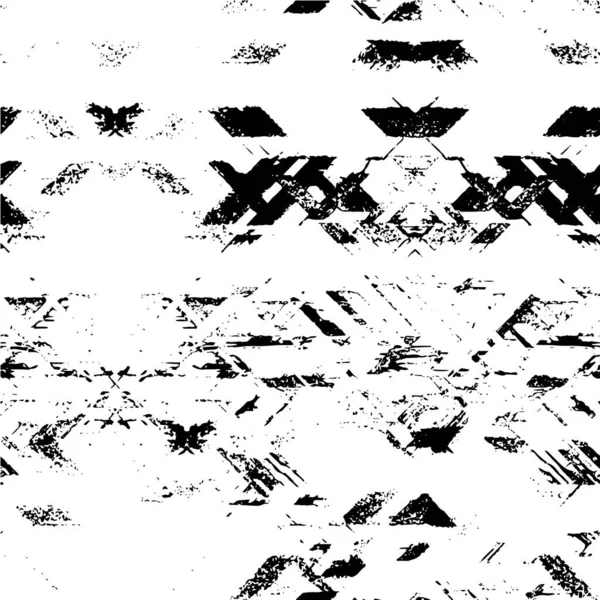 Абстрактний Гранжевий Візерунок Чорно Біла Текстура — стоковий вектор
