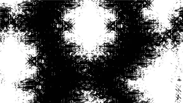 Абстрактный Гранж Шаблон Черно Белая Текстура — стоковый вектор