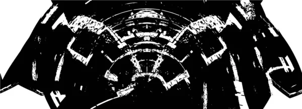 Modèle Abstrait Grunge Texture Noir Blanc — Image vectorielle