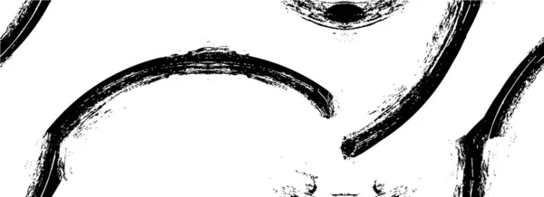 Soyut Grunge Deseni Siyah Beyaz Doku — Stok Vektör