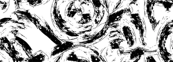 Черно Белый Абстрактный Шаблон — стоковый вектор