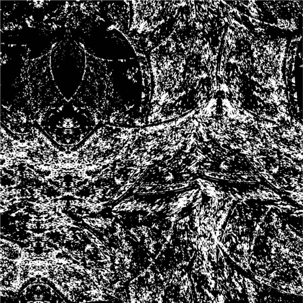 Patrón Abstracto Blanco Negro Efecto Sucio — Archivo Imágenes Vectoriales