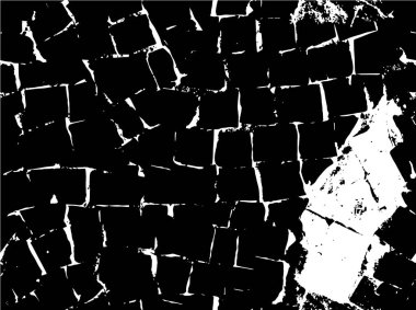 Çizik ve çiziklerle dolu siyah beyaz bir arka plan. Soyut vektör illüstrasyonu.