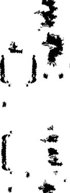 Siyah beyaz desenli, noktalı, lekeli, çizik ve çizikli sıkıntılı bir arkaplan. Soyut vektör illüstrasyonu.