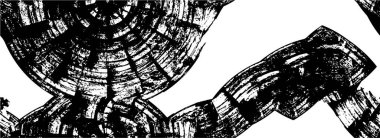 Çizik ve çiziklerle dolu siyah beyaz bir arka plan. Soyut vektör illüstrasyonu.