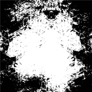 Koyu Grunge Geometrik Deseni