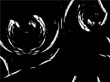 Koyu Grunge Geometrik Deseni