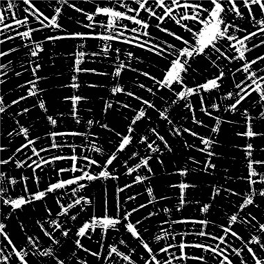 Koyu Grunge Geometrik Deseni