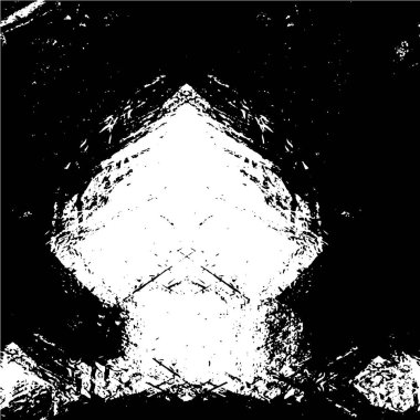 Koyu Grunge Geometrik Deseni