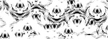 tasarım ve dekorasyon için monokrom soyut desen