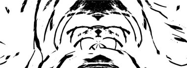 tasarım ve dekorasyon için monokrom soyut desen