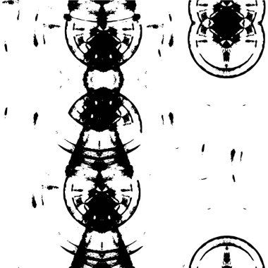 Siyah ve beyaz renklerde soyut grunge arkaplanı. vektör illüstrasyonu