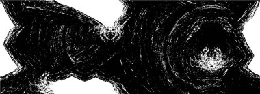 tasarım ve dekorasyon için monokrom soyut desen