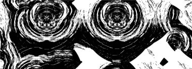 tasarım ve dekorasyon için siyah ve beyaz soyut desen