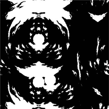 tasarım ve dekorasyon için siyah ve beyaz soyut desen