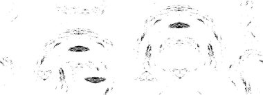 tasarım ve dekorasyon için siyah ve beyaz soyut desen