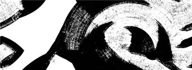 tasarım ve dekorasyon için siyah ve beyaz soyut desen