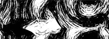 tasarım ve dekorasyon için siyah ve beyaz soyut desen