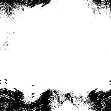 Siyah ve beyaz renklerde soyut grunge arkaplanı. vektör illüstrasyonu