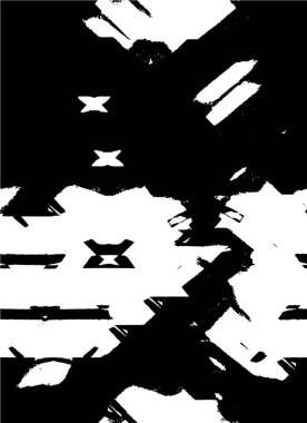 Siyah ve beyaz renklerde soyut grunge arkaplanı. vektör illüstrasyonu