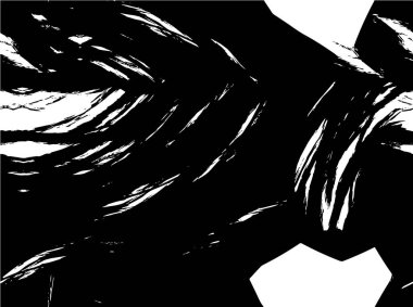 Siyah ve beyaz renklerde soyut grunge arkaplanı. vektör illüstrasyonu