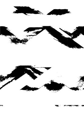 Siyah ve beyaz renklerde soyut grunge arkaplanı. vektör illüstrasyonu