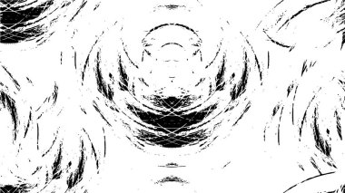 Siyah ve beyaz renklerde soyut grunge arkaplanı. vektör illüstrasyonu