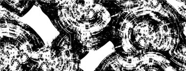 Siyah ve beyaz renklerde soyut grunge arkaplanı. vektör illüstrasyonu