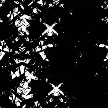 Siyah ve beyaz renklerde soyut grunge arkaplanı. vektör illüstrasyonu
