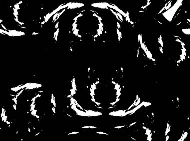 Siyah ve beyaz renklerde soyut grunge arkaplanı. vektör illüstrasyonu