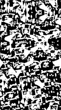 Siyah ve beyaz renklerde soyut grunge arkaplanı. vektör illüstrasyonu