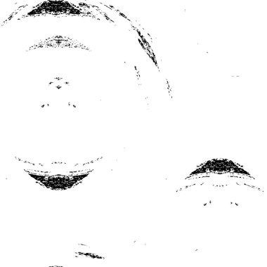 Siyah ve beyaz renklerde soyut grunge arkaplanı. vektör illüstrasyonu