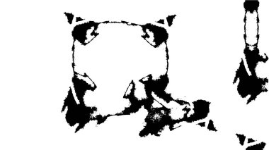 Siyah ve beyaz renklerde soyut grunge arkaplanı. vektör illüstrasyonu