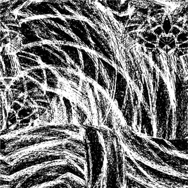 Soyut siyah-beyaz grunge arka planı. monokrom dokusu.