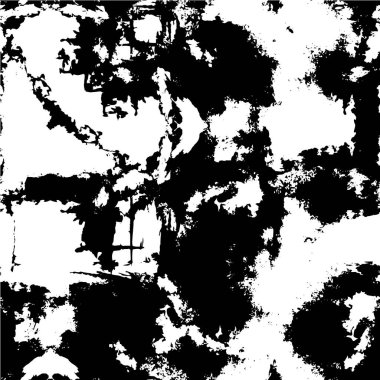 Siyah ve beyaz renklerde soyut grunge arkaplanı. vektör illüstrasyonu