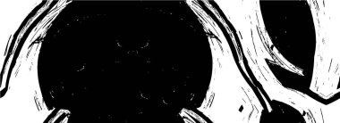 Siyah ve beyaz renklerde soyut grunge arkaplanı. vektör illüstrasyonu